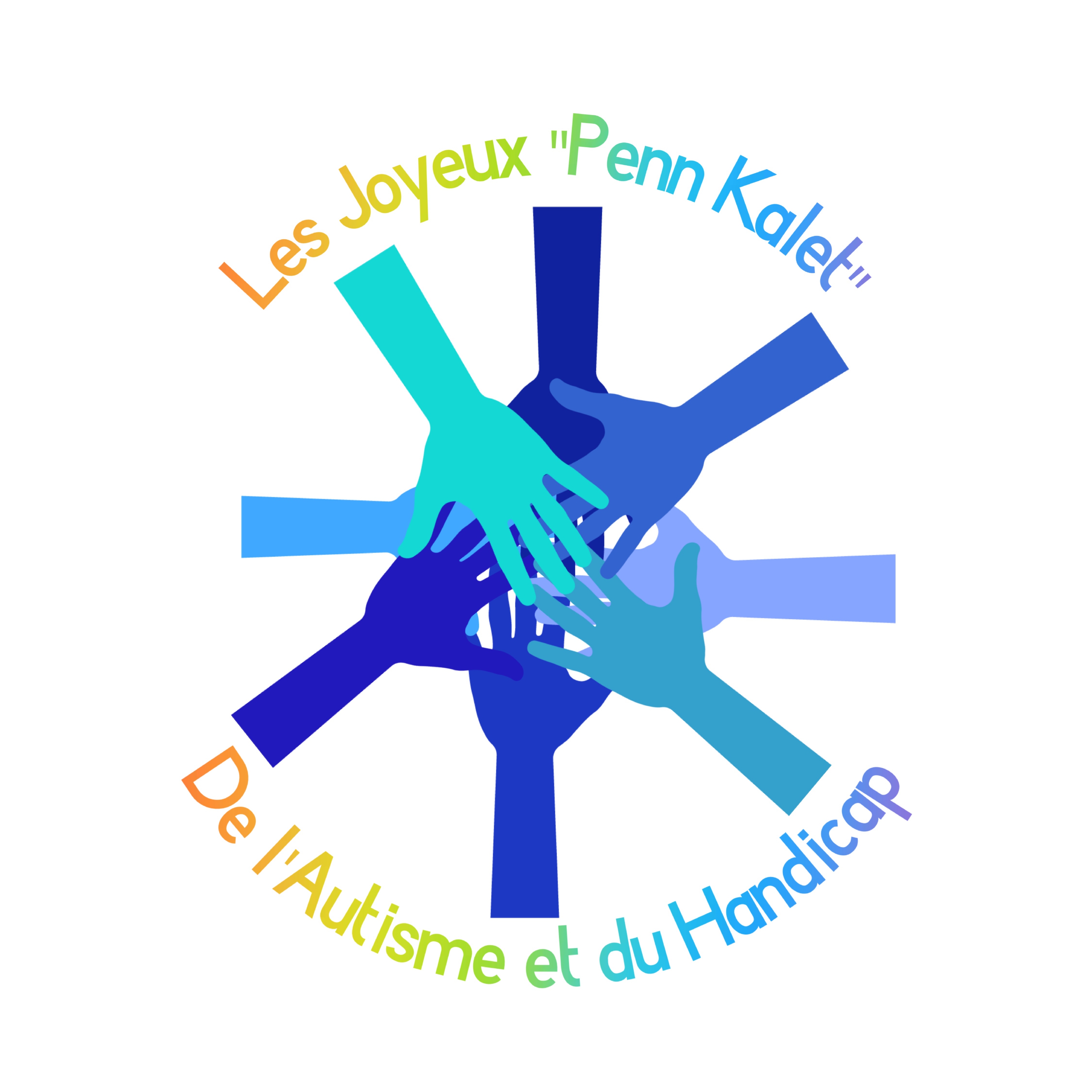 Logo de l'association Les joyeux Penn Kalet de l'autisme et du handicap